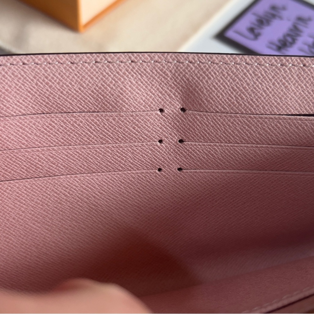 Authentic Louis Vuitton Sarah Wallet Ebene Pink - Picture 9 of 16